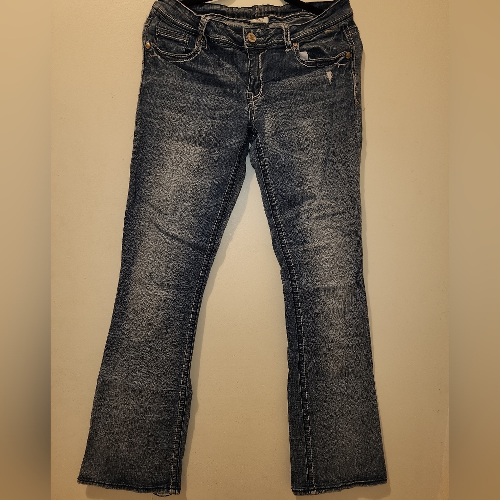 Juniors Blue Denim Jeans